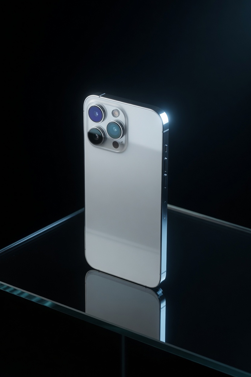 Studio illustration of an Apple Watch
